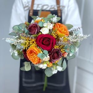 1 Bridal Bouquet & 7 Bridesmaids Bouquets 💐